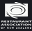 Logo for the Restaurant Association of New Zealand: a spiral symbol with text below.