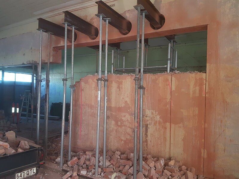 Concrete Wall Hole — Concrete Services in Townsville, QLD