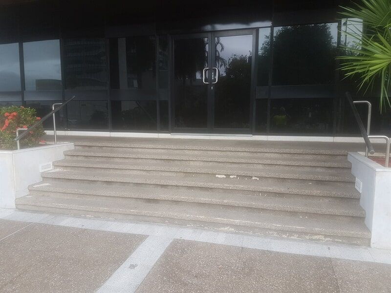 Concrete Stairs Outside Building — Concrete Services in Mundingburra, QLD