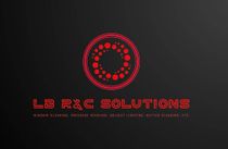 Red LB R&C Solutions logo on a dark background with a circular dot emblem