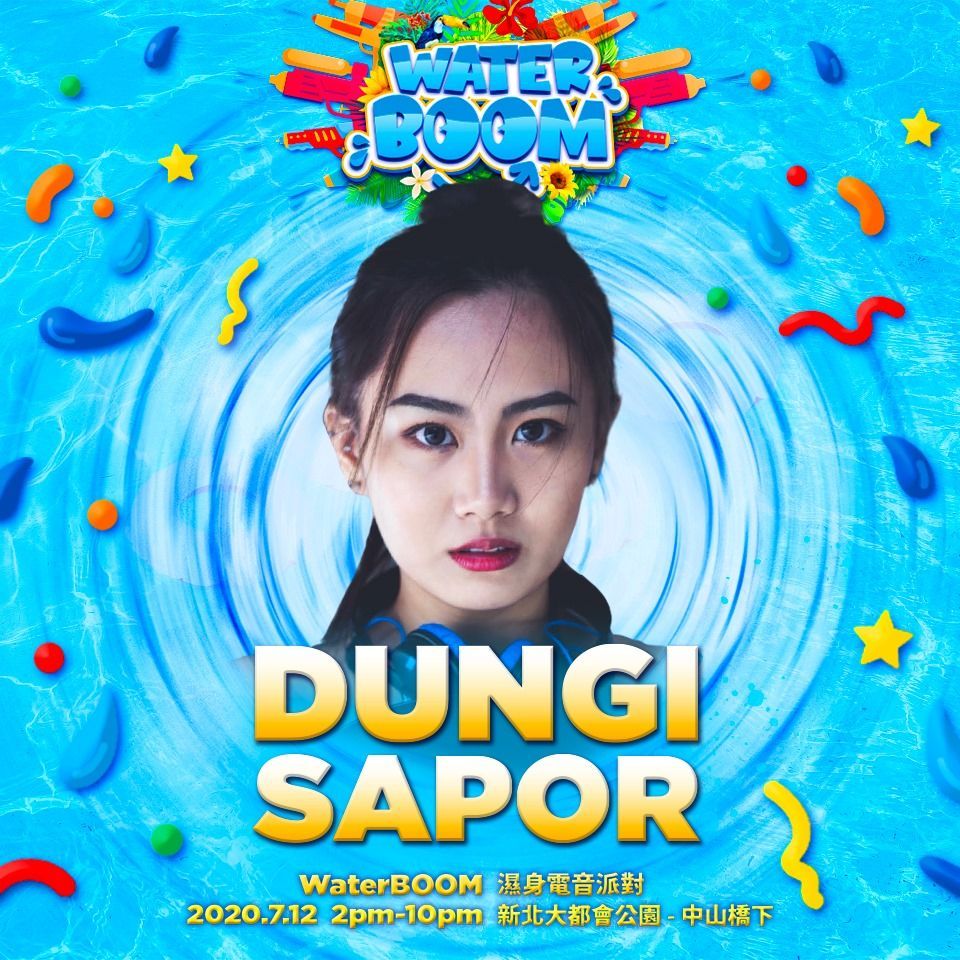  in WaterBoom event 
Indigenous DJ
Female DJ
Indigenous Music Producer
Austronesian DJ
Taiwan DJ
Dungi Sapor music