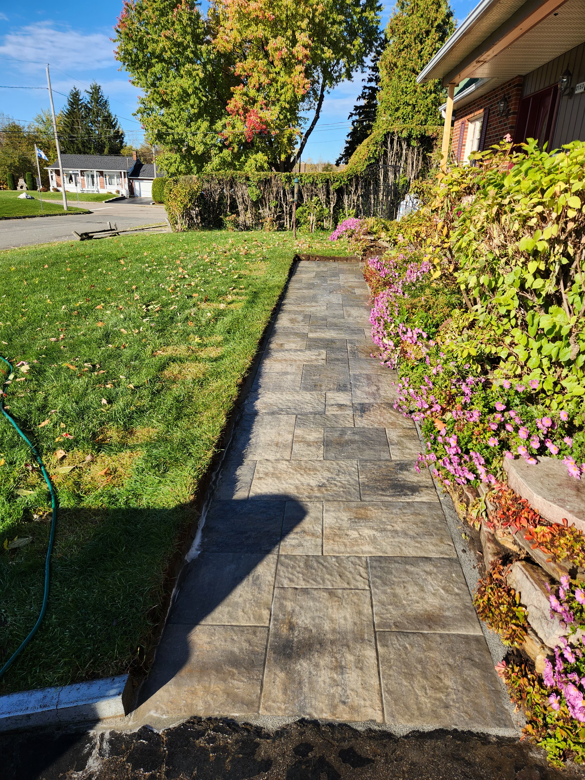 chemin pavé