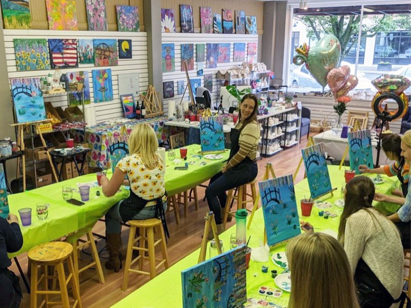 InStudio Private Paint Parties, Paint & Sip, Canvas n Cup