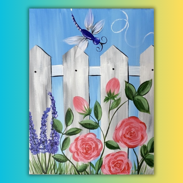 picket fence painting