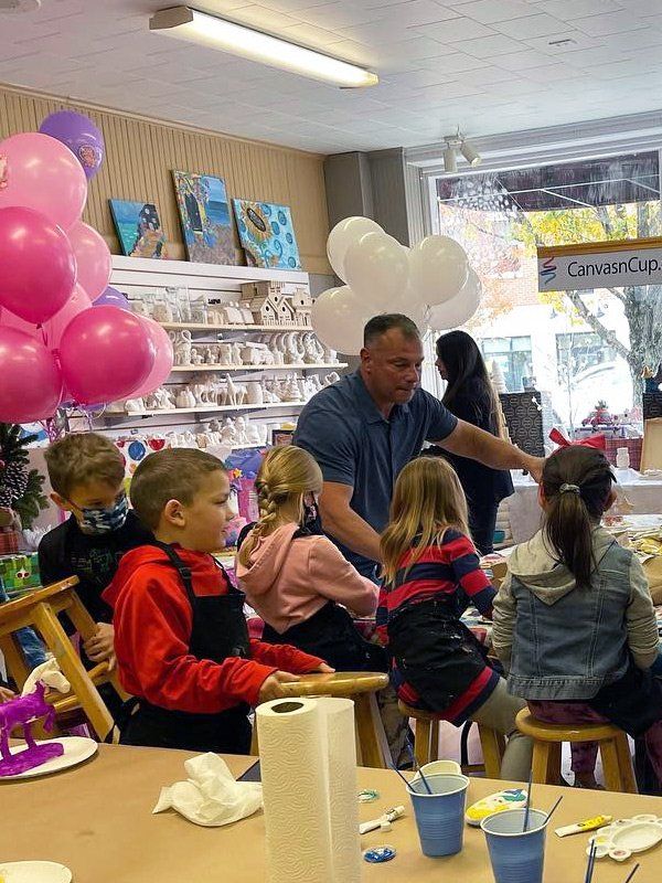 Kids at birthday party