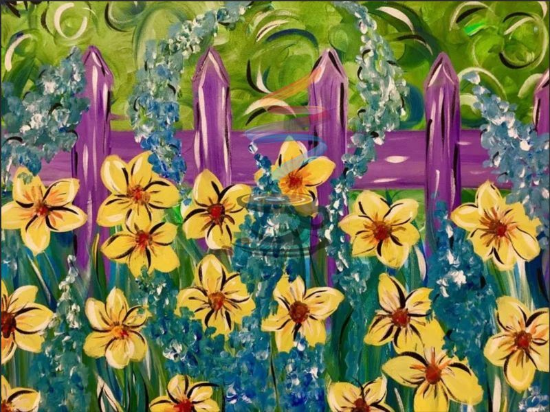 Cape Heaven acrylic painting