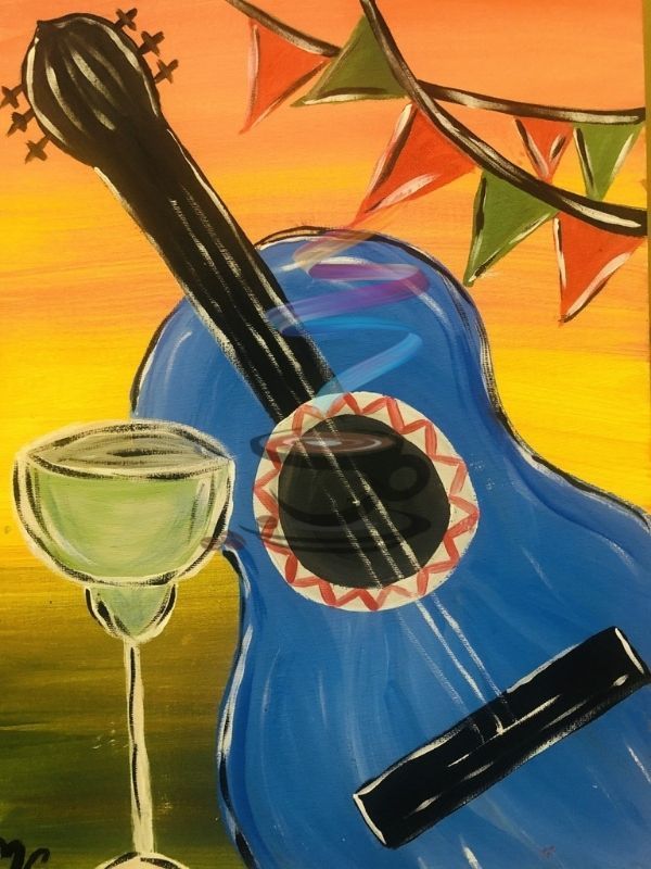 Fiesta night painting