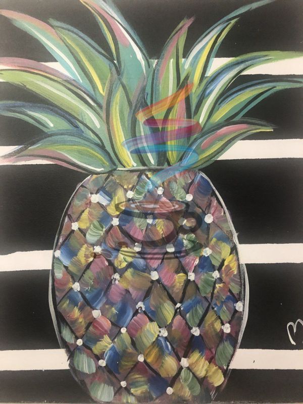 Pre Colada acrylic painting