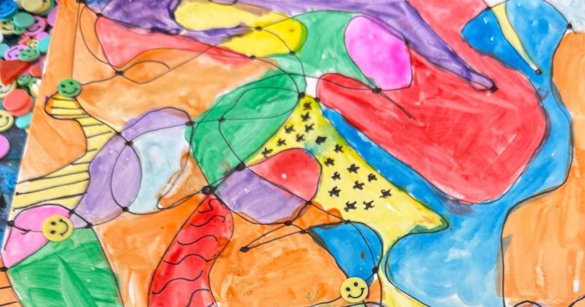 art created by kids at camp