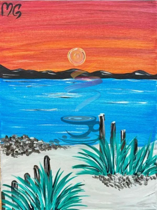 Winter Sunset Dunes