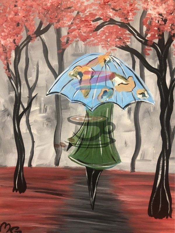 World Traveler  acrylic painting