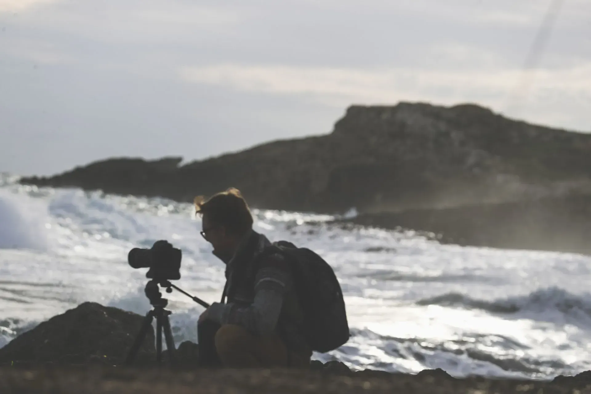 Fotograaf Melvin die een fotoshoot aan het uitvoeren in Italië