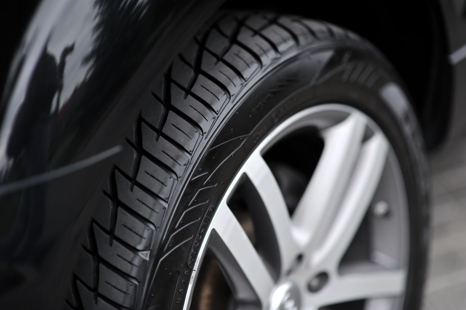 A Close up Of a Tire on A Car Wheel — Wayne's Mechanical World in Pialba, QLD