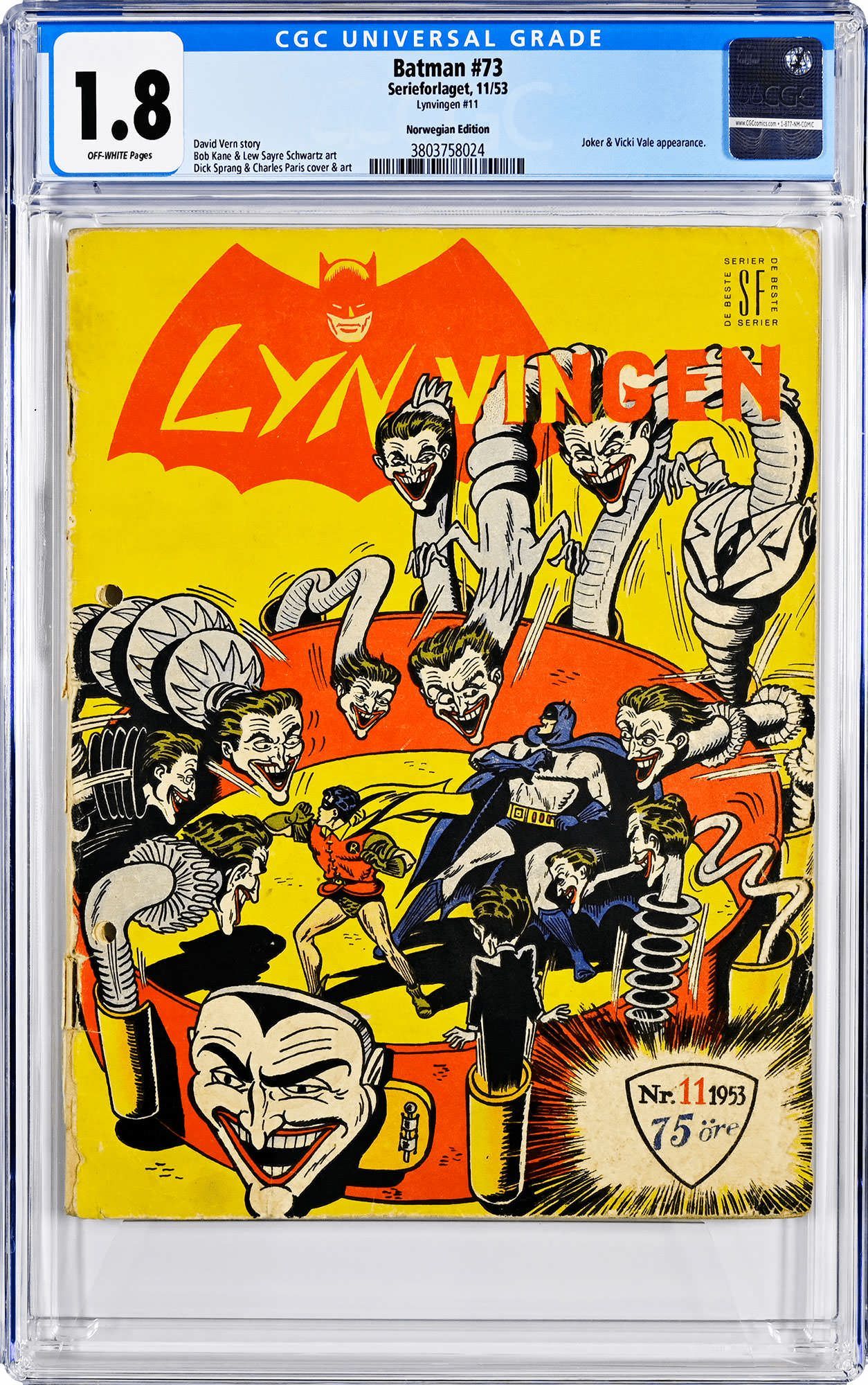 International Comics graded and slabbed by THe CGC Comic Shop