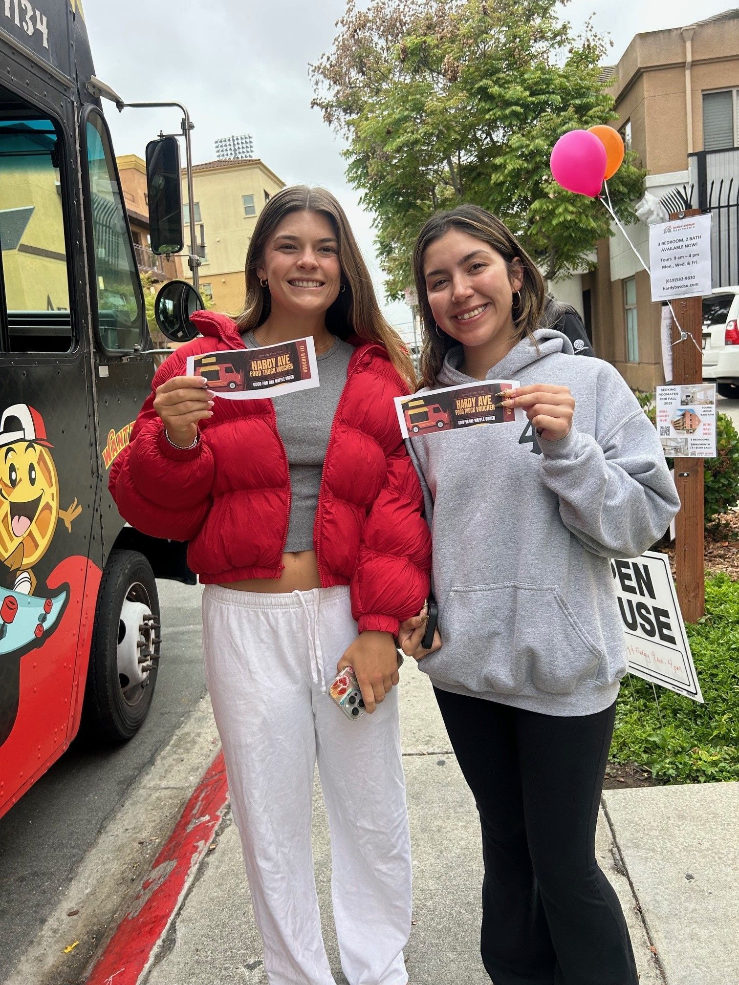 Hardy Avenue Apartments students at community event near SDSU San Diego