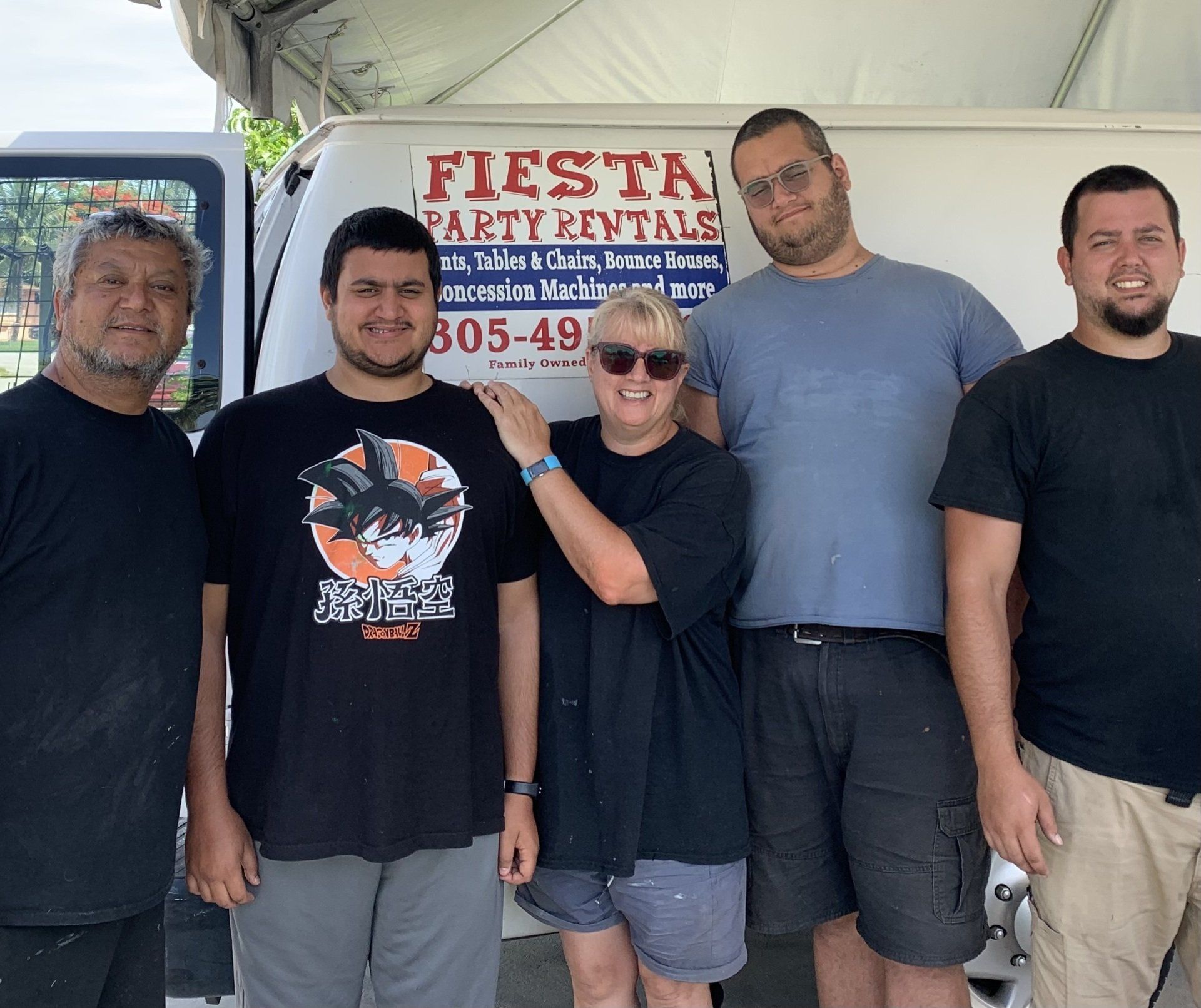 fiesta party rentals crew