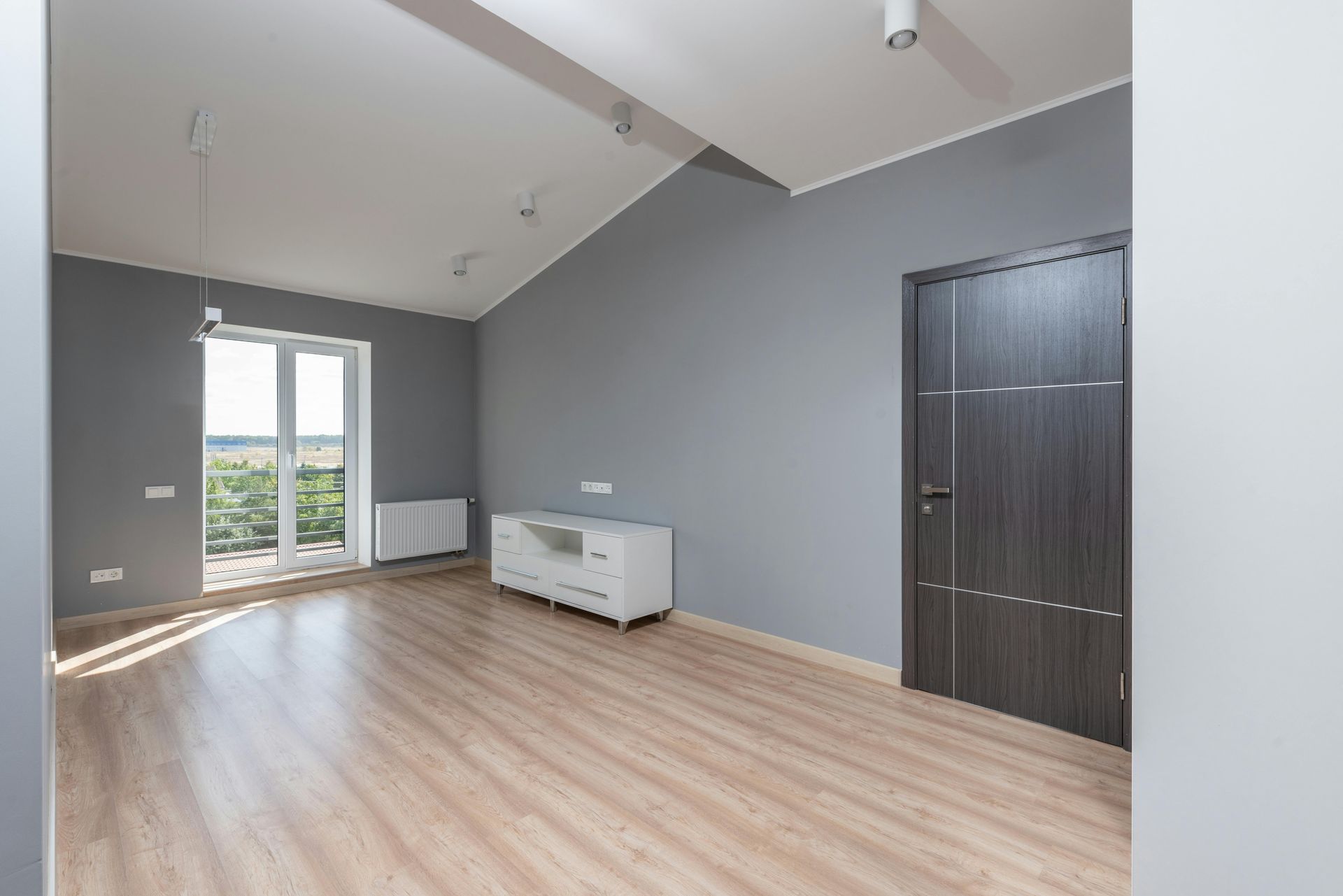 subtle high tech film on large residential window - window film to keep room cool subtle high tech film on large residential window - window film to keep room cool