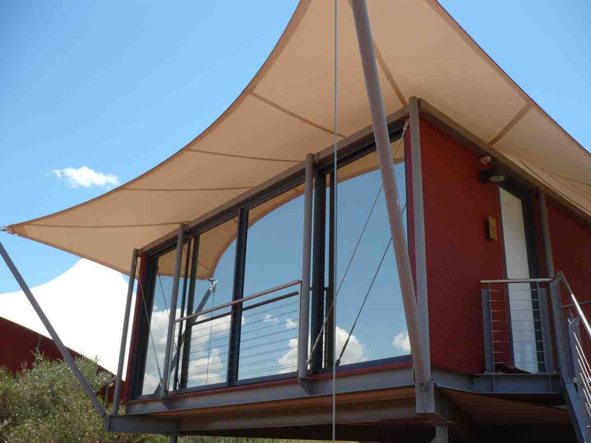 sunlit office showing glare reduction with window film - energy saving glass film