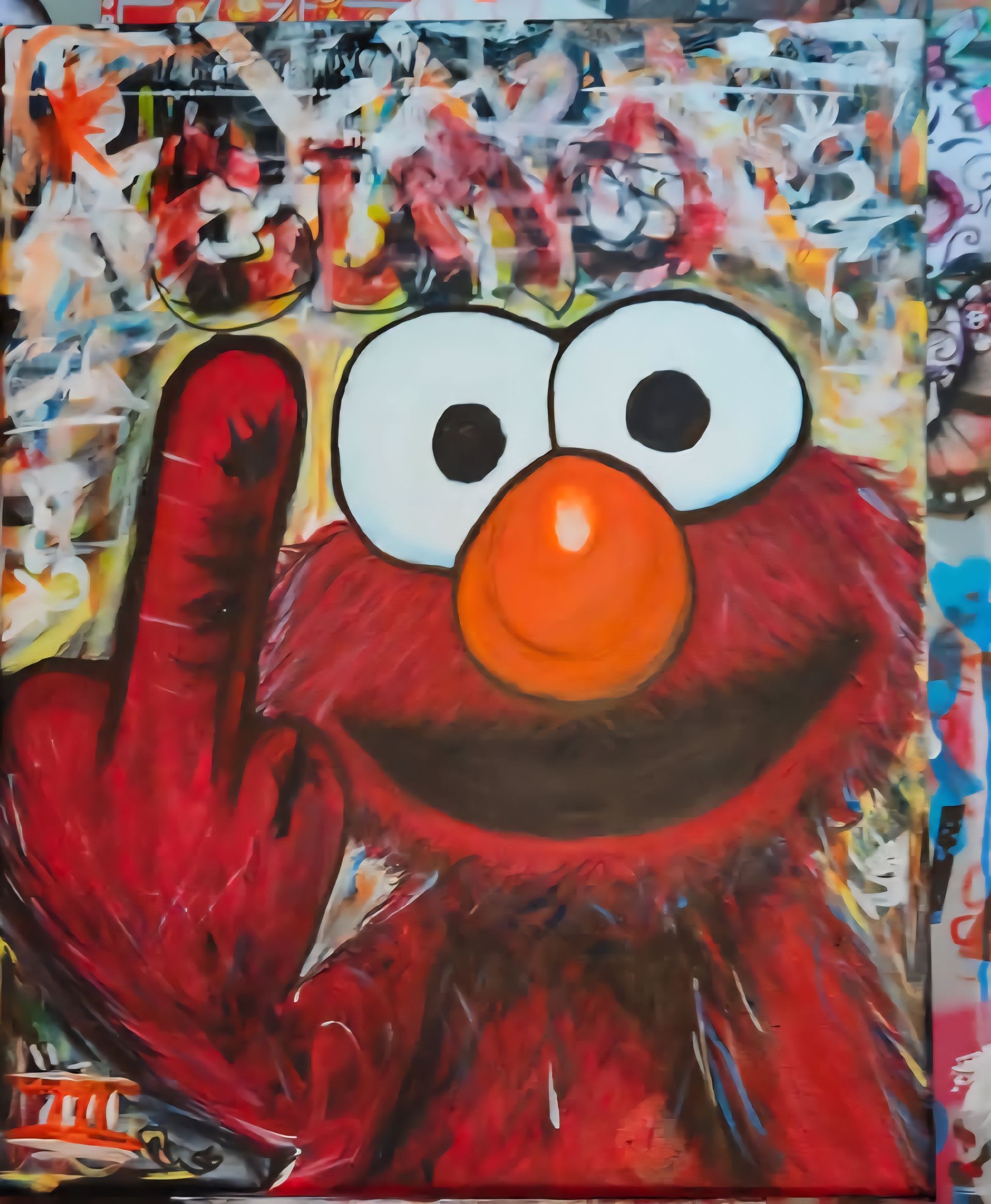 elmo brought to you by the number one #2