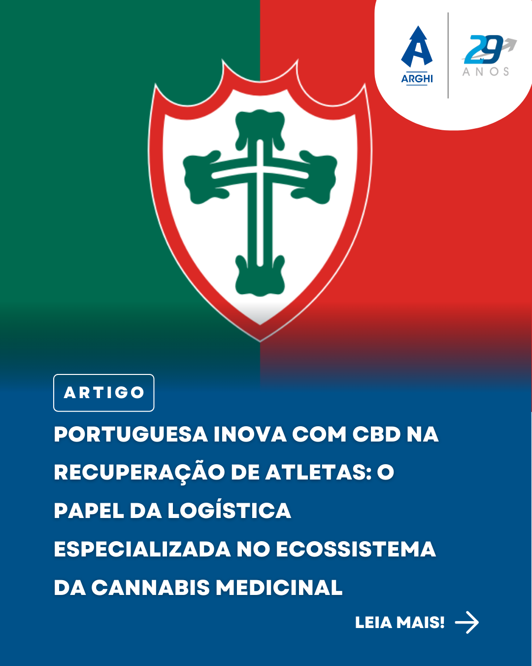 Portuguesa inova com CBD na recuperação de atletas: o papel da logística especializada