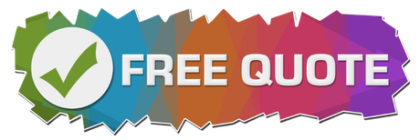 Get a free quote graphic for contact form on