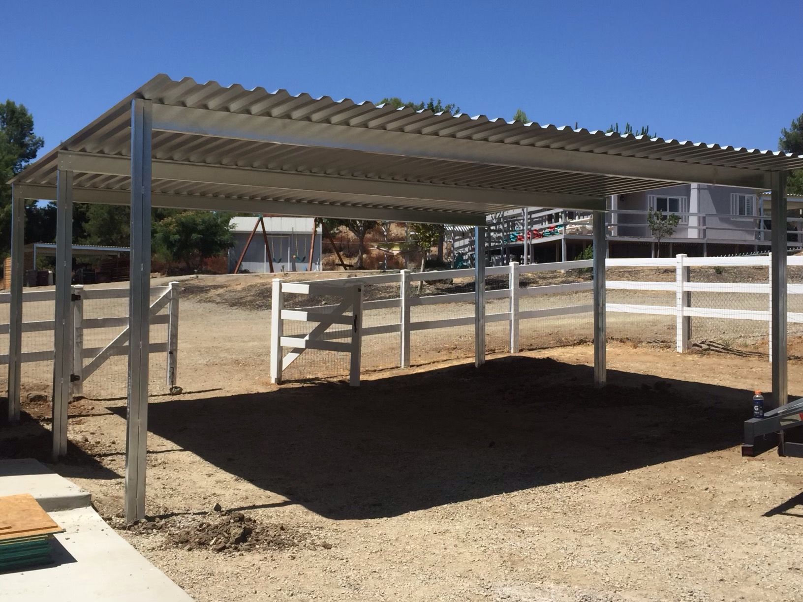 24’ W x 36’ D x 13’ H Free Standing Cover