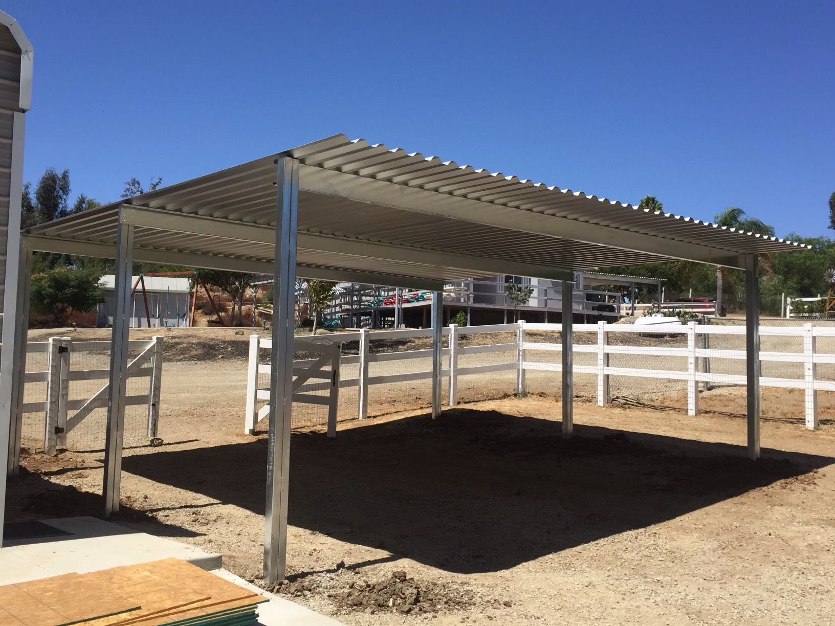 24’ W x 36’ D x 13’ H Free Standing Cover