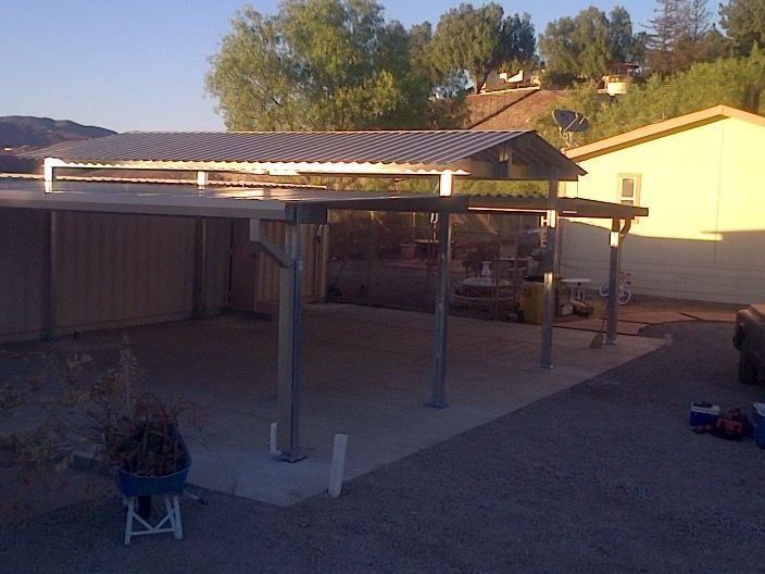24’ W x 36’ D x 13’ H Free Standing Cover