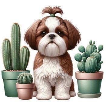 Image signifying dry skin on Shih Tzu