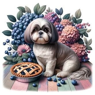 Shih Tzu blueberry fragrance