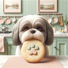 Shih Tzu Dog Treat image, illustrated