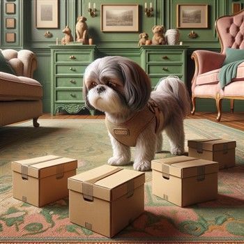 Shih Tzu indoor box game