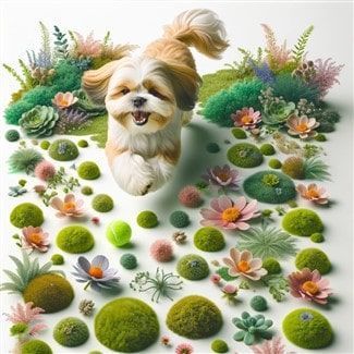 Shih Tzu Running for Exercise