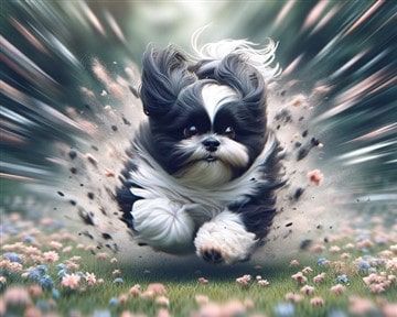 Shih Tzu Zoomies