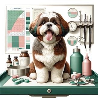 Shih Tzu at Vet Office