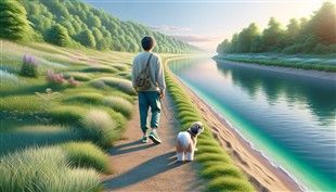 Shih Tzu on River Walk