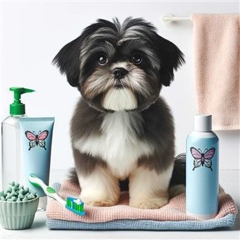 Tzu dental supplies and toothbrush