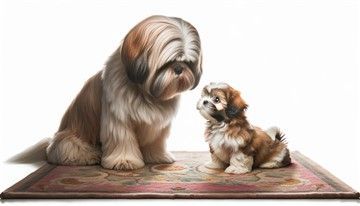 Shih Tzu puppy vs adult coat 