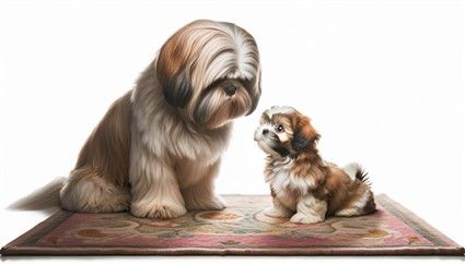 Shih Tzu puppy vs adult coat 