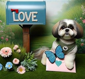 shih tzu shows love 