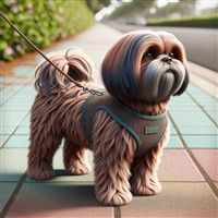 Shih Tzu Summer, illustrated