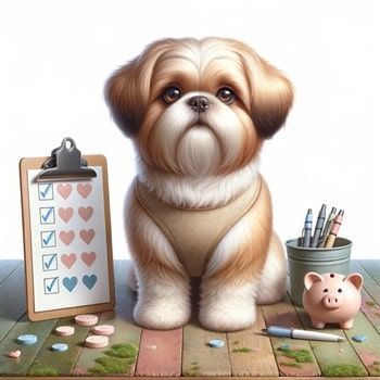 Vet check for Shih Tzu