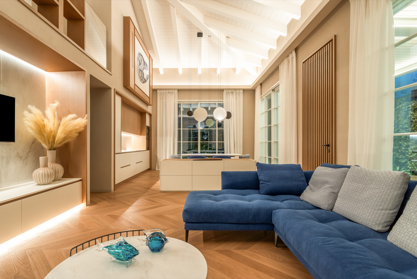 Illuminazione villa a Forte dei Marmi EFA Massa