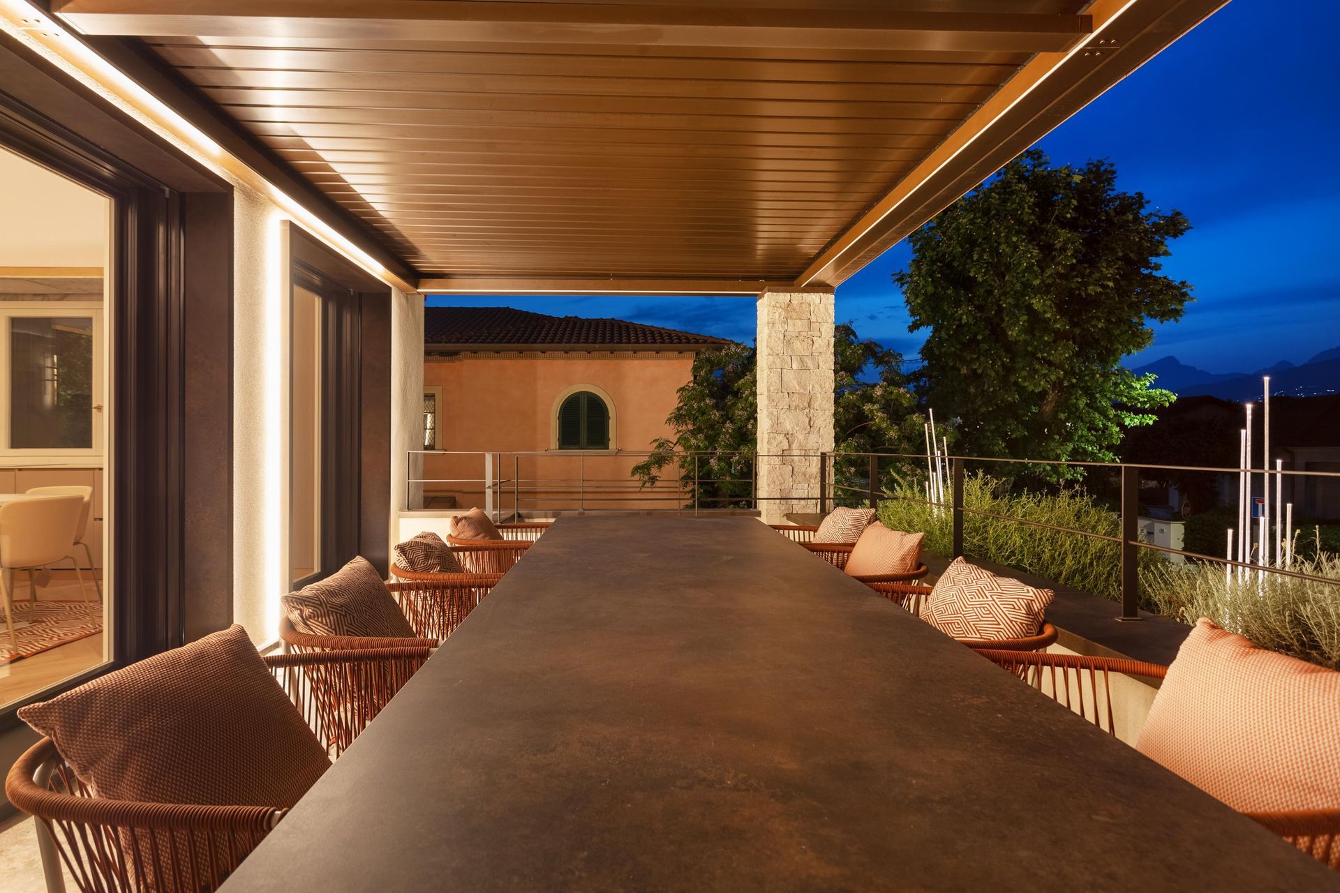 Illuminazione veranda Forte dei Marmi EFA Massa