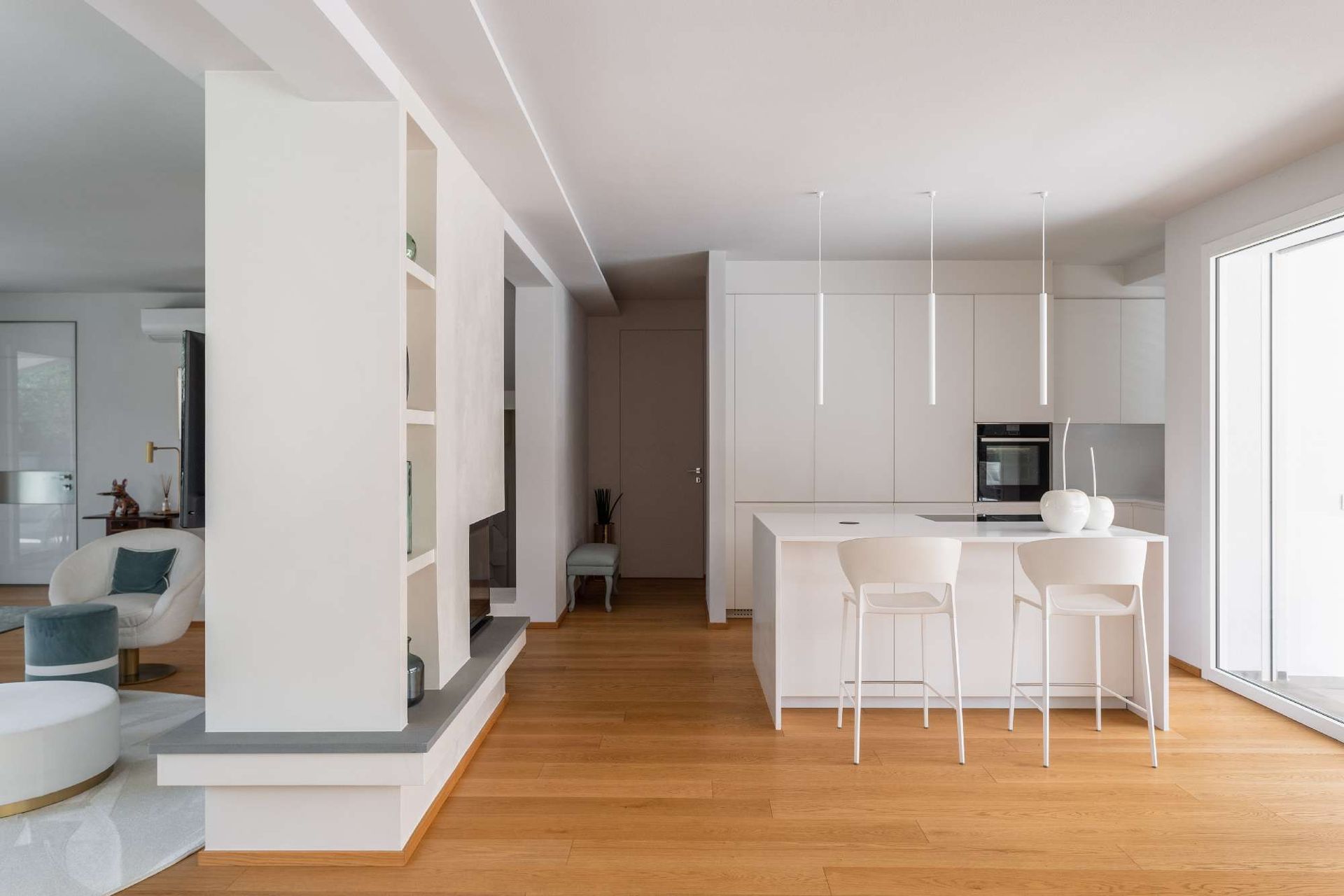 illuminazione cucina villa Montignoso EFA Massa