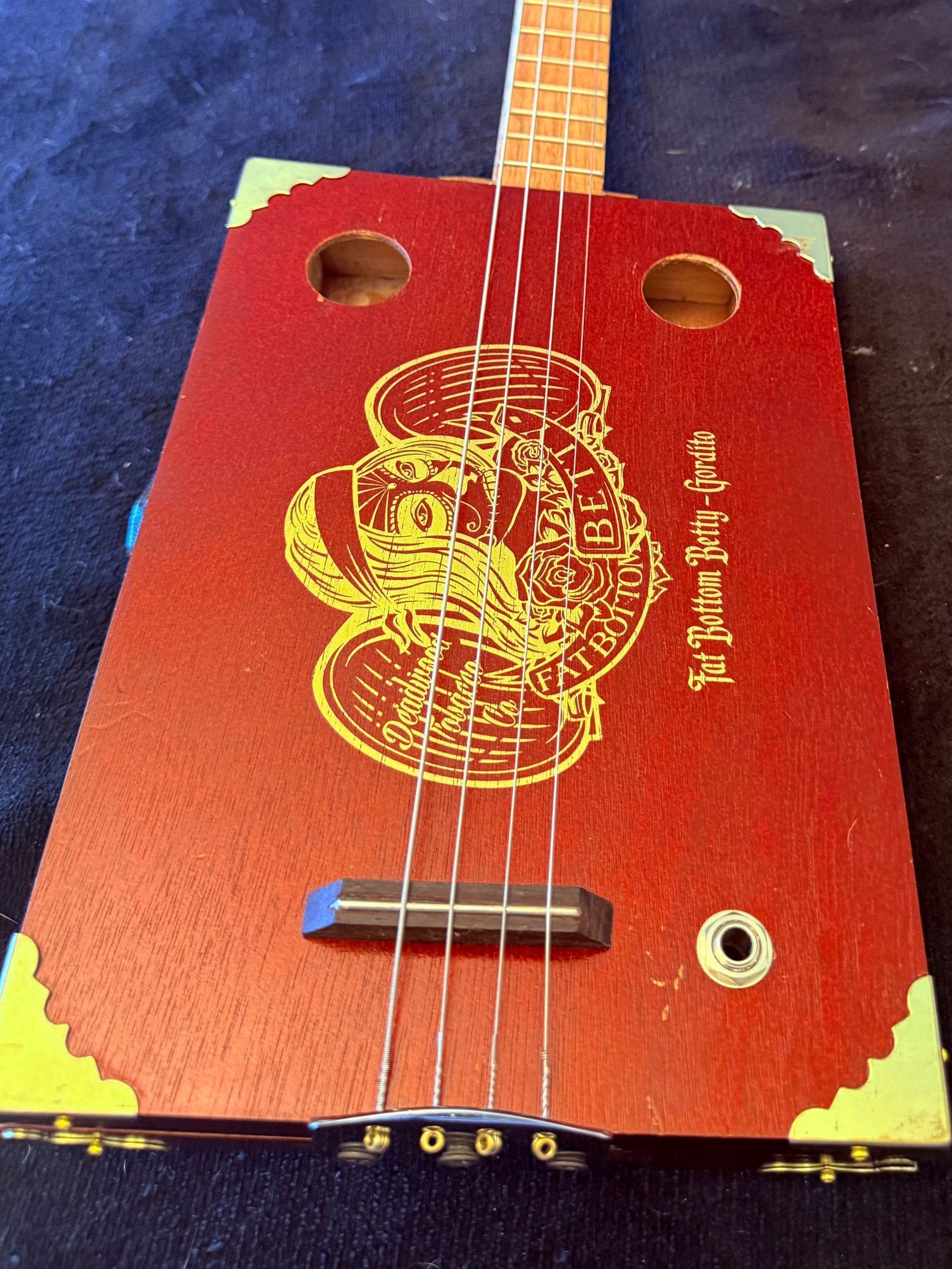 Custom Cigar box “  4 string Betty”