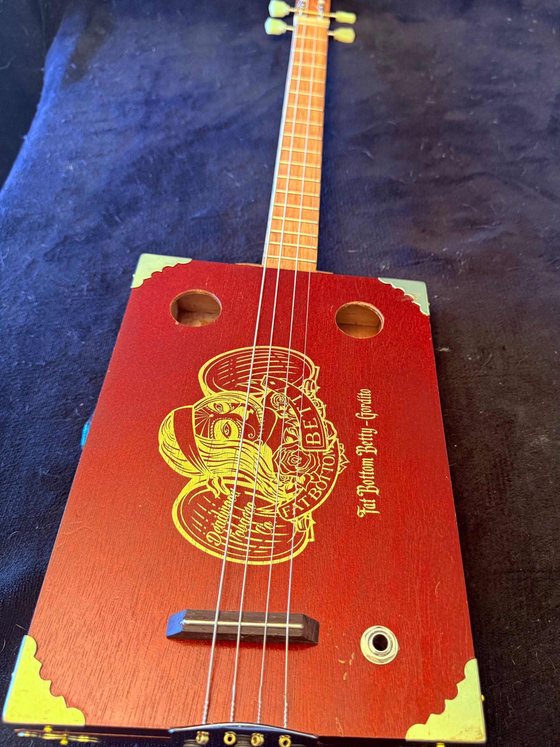 Custom Cigar box “  4 string Betty”