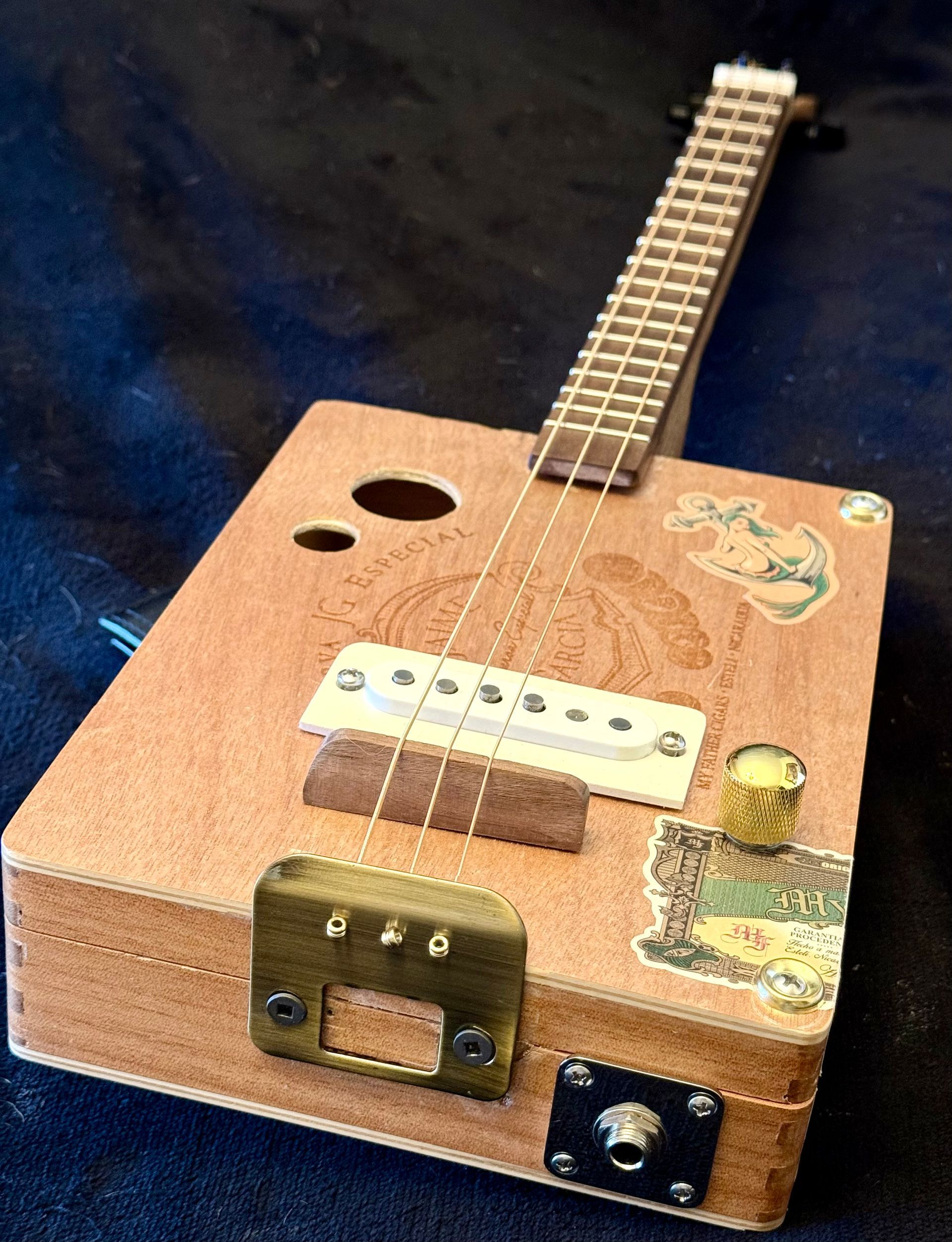 Custom Cigar Box Guitars “ The Mermaid”