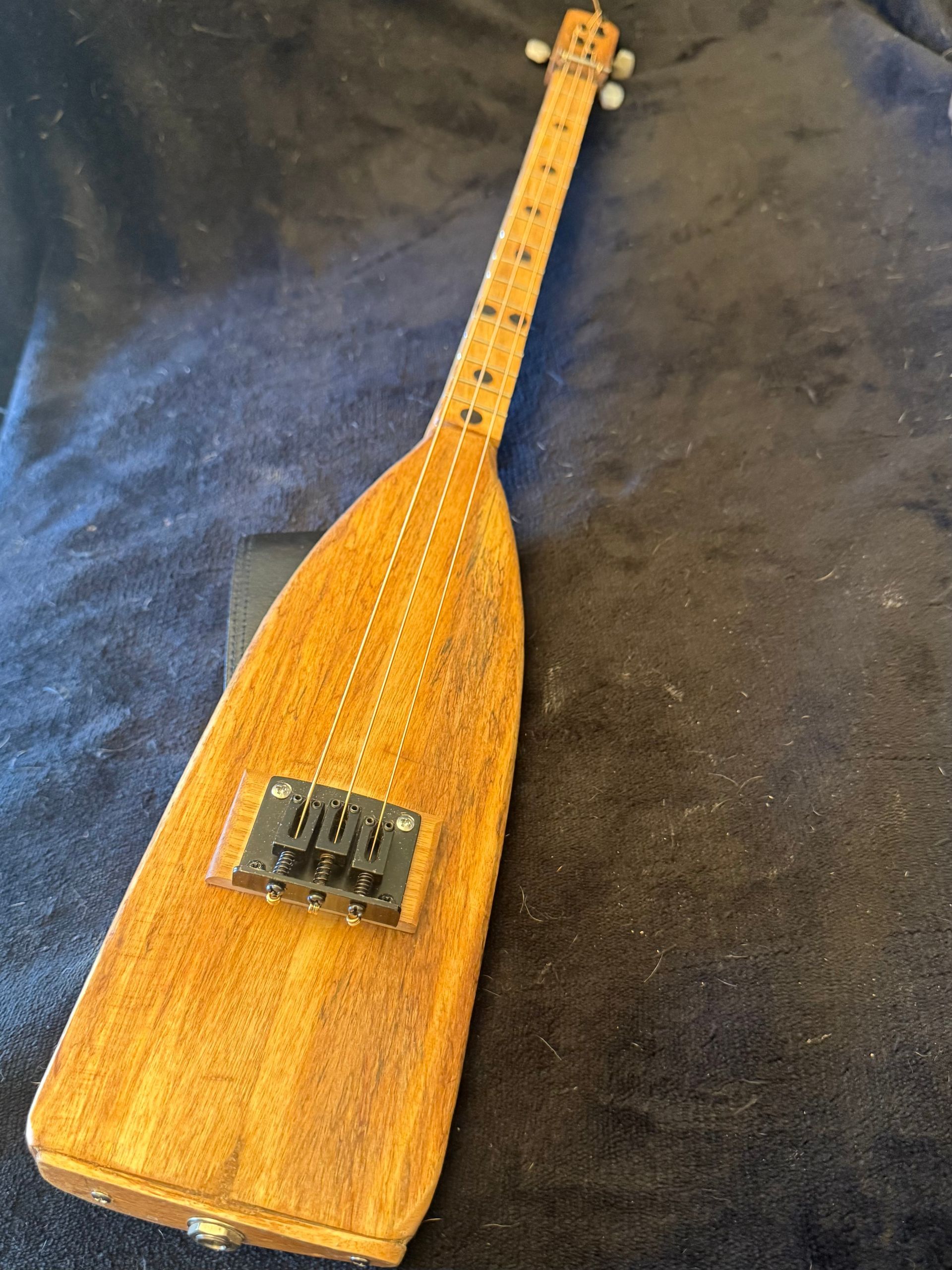Custom cigar box guitar “ Paddle Caster”