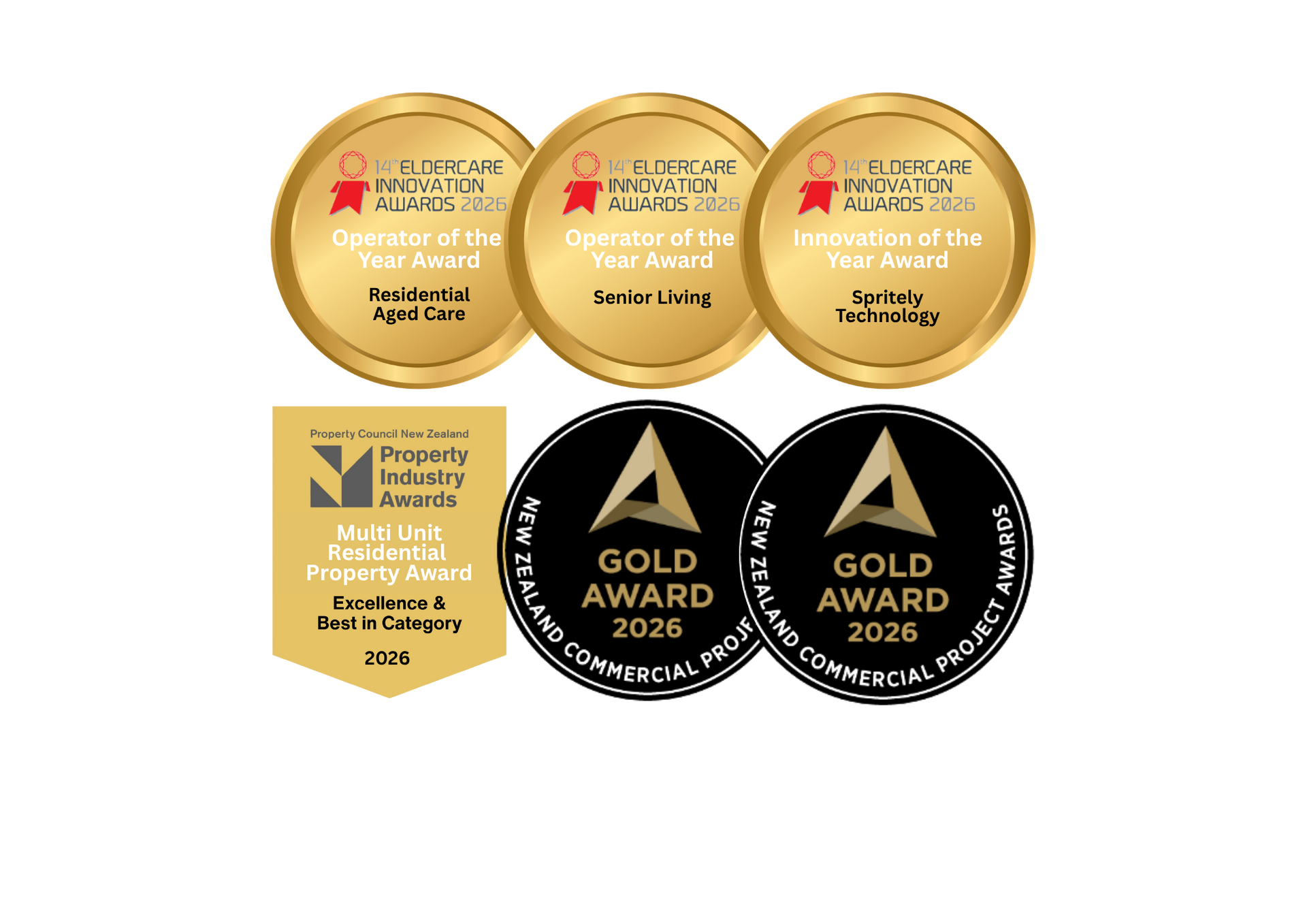 Burlington award badges